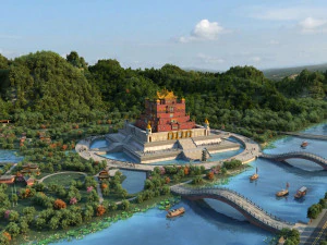 ancient temple 3D Model