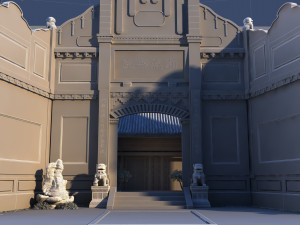 ancient academy 3D 模型