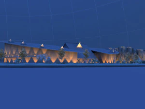 도시 건물 3D 모델