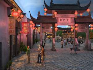 ancient city 3Dモデル