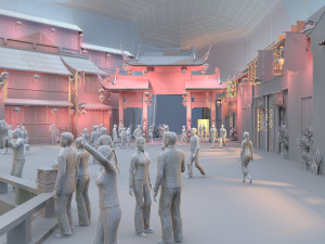 ancient city 3Dモデル