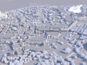 Amusement park 3D Model