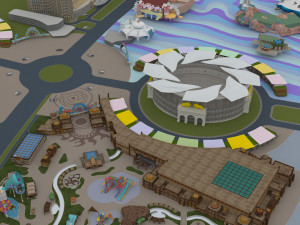amusement park Model 3D