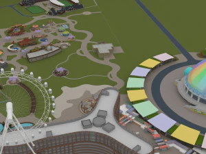 amusement park 3D Model