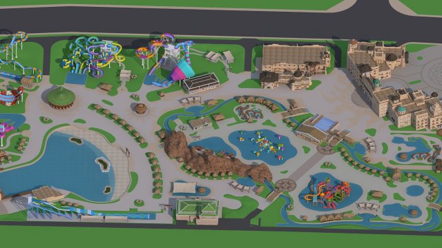 playground Modelo 3D .c4d .max .obj .3ds .fbx .stl .blend 