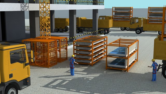transportation construction Modelo 3D .c4d .max .obj .3ds .fbx .stl .blend