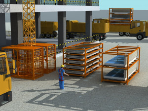 transportation construction 3D Model