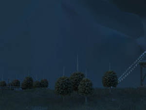 white tower Model 3D