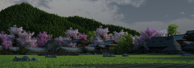 rural 3D 模型 .c4d .max .obj .3ds .fbx .stl .blend