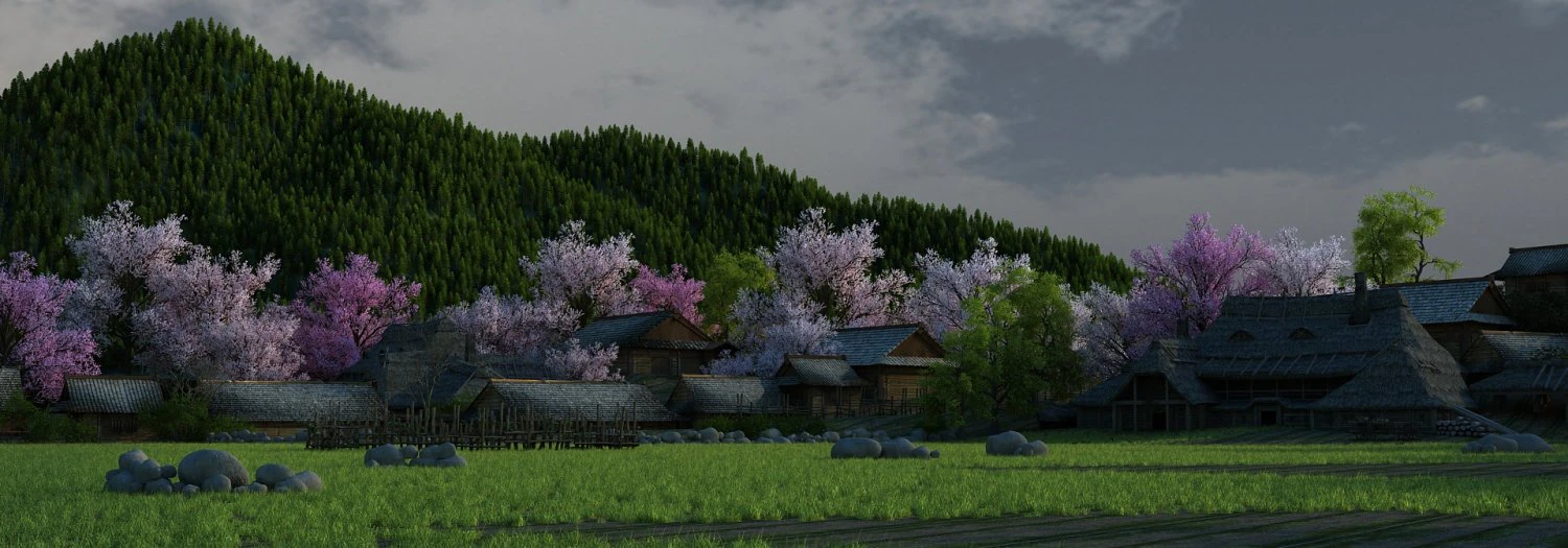 rural 3D Model .c4d .max .obj .3ds .fbx .stl .blend