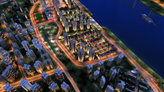 city building Modello 3D .c4d .max .obj .3ds .fbx .stl .blend 