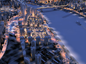 city building Modello 3D