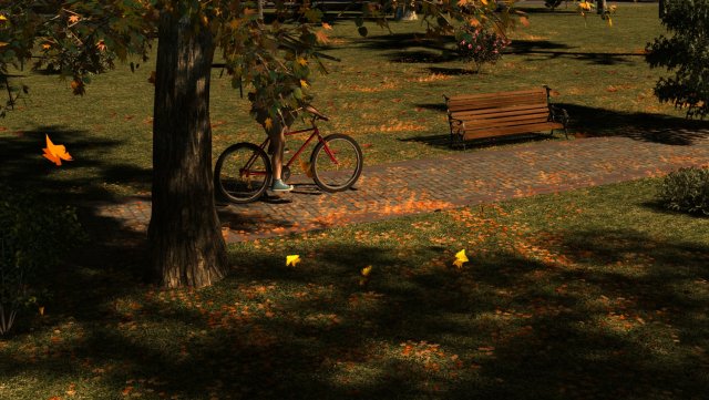 park 3D 모델 .c4d .max .obj .3ds .fbx .stl .blend 