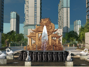 city building 3D मॉडल
