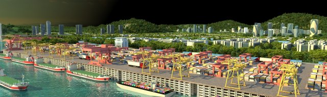 city building 3D मॉडल .c4d .max .obj .3ds .fbx .stl .blend 