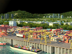 city building 3D 모델