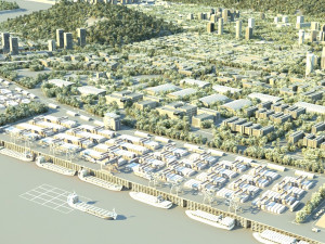 city building 3D मॉडल