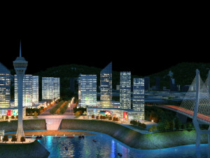 city building Modello 3D