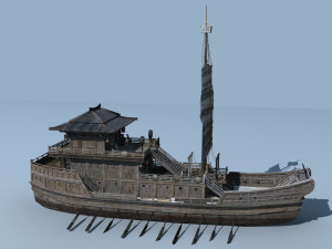 battleship Model 3D