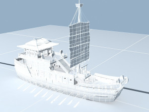 battleship Model 3D