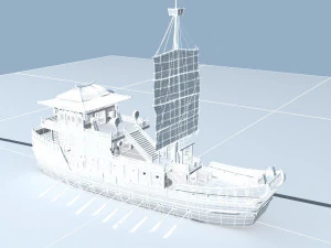 battleship 3D Model