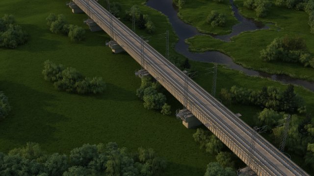 train Model 3D .c4d .max .obj .3ds .fbx .stl .blend 