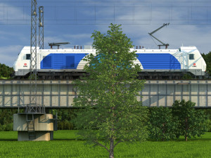train Modelo 3D