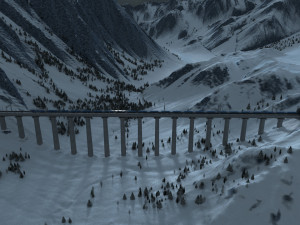 train Modello 3D