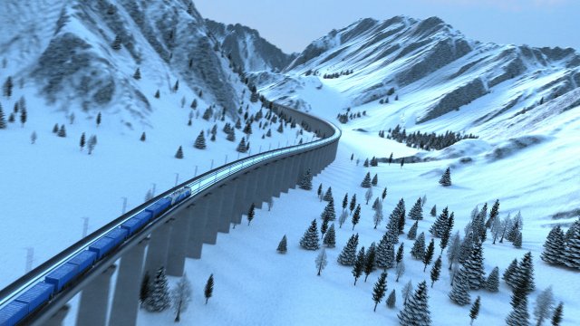 train 3D Model .c4d .max .obj .3ds .fbx .stl .blend 