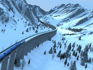 train Modelo 3D
