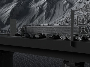 train 3D Model