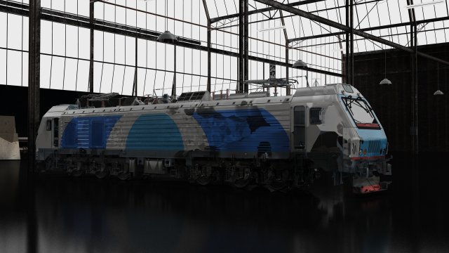 train 3D मॉडल .c4d .max .obj .3ds .fbx .stl .blend 