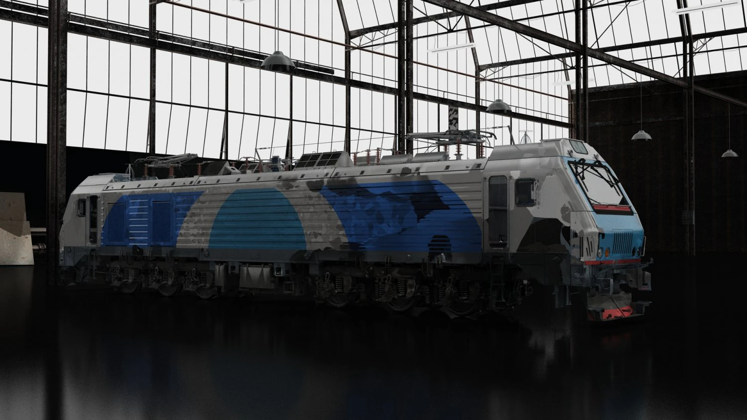 train 3D Model .c4d .max .obj .3ds .fbx .stl .blend 