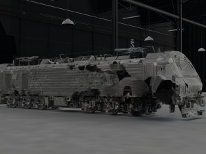 train 3D मॉडल
