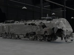 train 3D Model