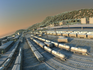 train 3D-Modell
