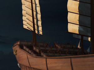 ming dynasty fleet 3D Model