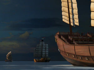 ming dynasty fleet 3D Model