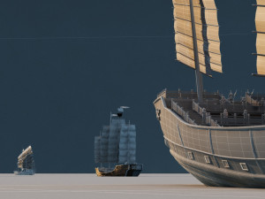 ming dynasty fleet 3Dモデル