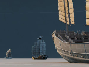 ming dynasty fleet 3D Model