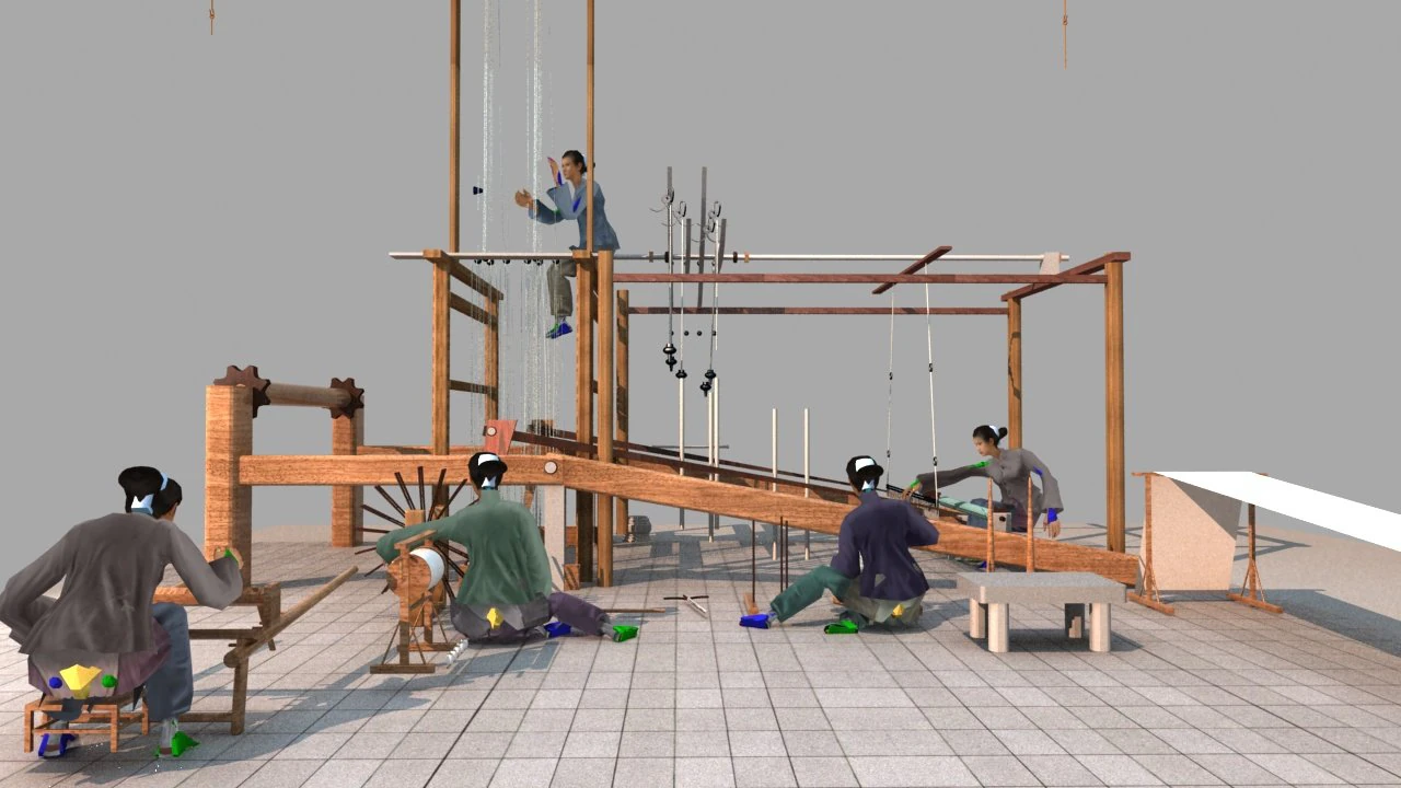weaving 3D Model .c4d .max .obj .3ds .fbx .stl .blend 