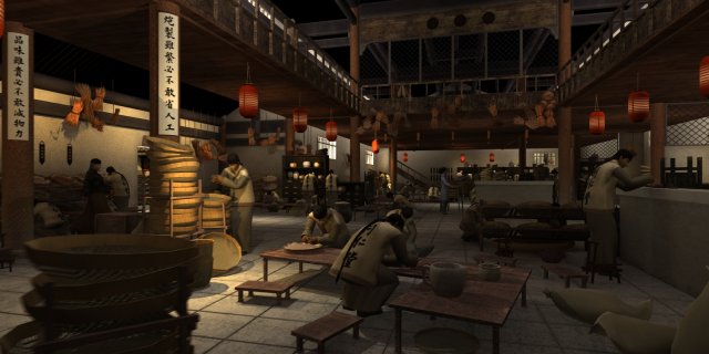 ancient pharmacy 3D 模型 .c4d .max .obj .3ds .fbx .stl .blend