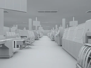 lathe 3D Model
