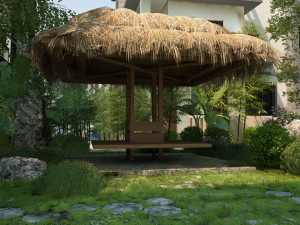 gazebo 3D मॉडल