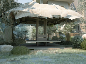gazebo 3D मॉडल