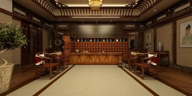 chinese medicine 3D Model .c4d .max .obj .3ds .fbx .stl .blend 