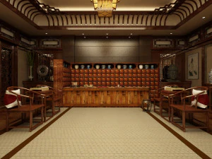 Çin tıbbı 3D Model