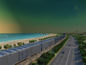 train Modello 3D