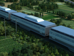 train Modelo 3D