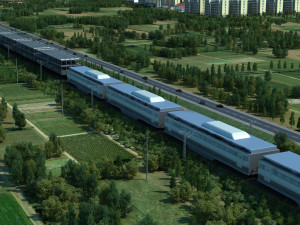 train Modello 3D